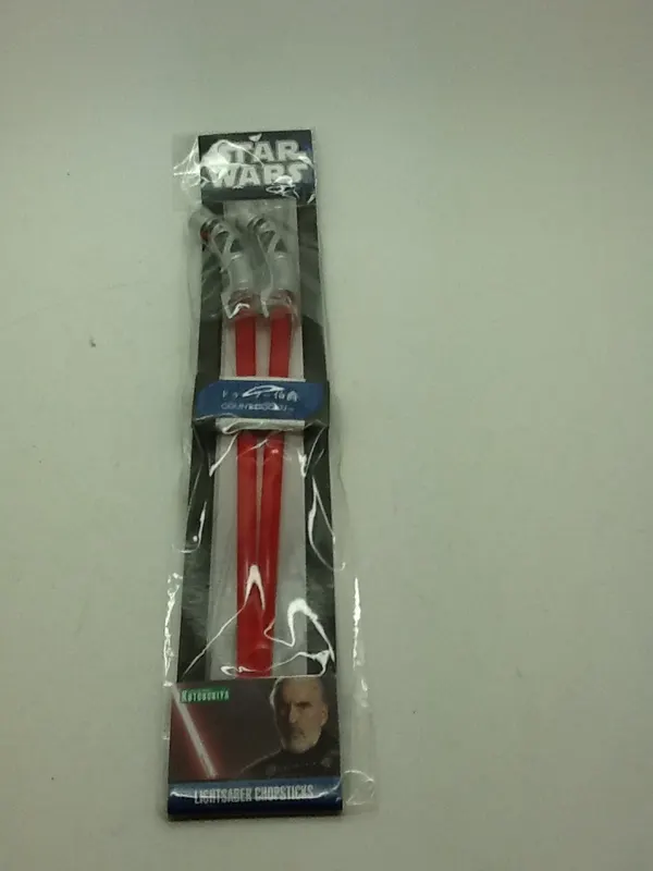 Star Wars Count Dooku Red Lightsaber Chopsticks Kotobukiya Official Brand New