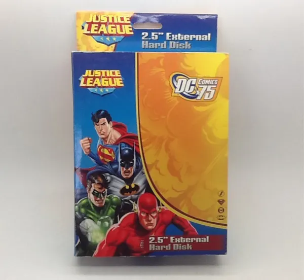 Justice League External Hard Drives Enclosure Case Cover Wonder Woman 2.5” USB 2