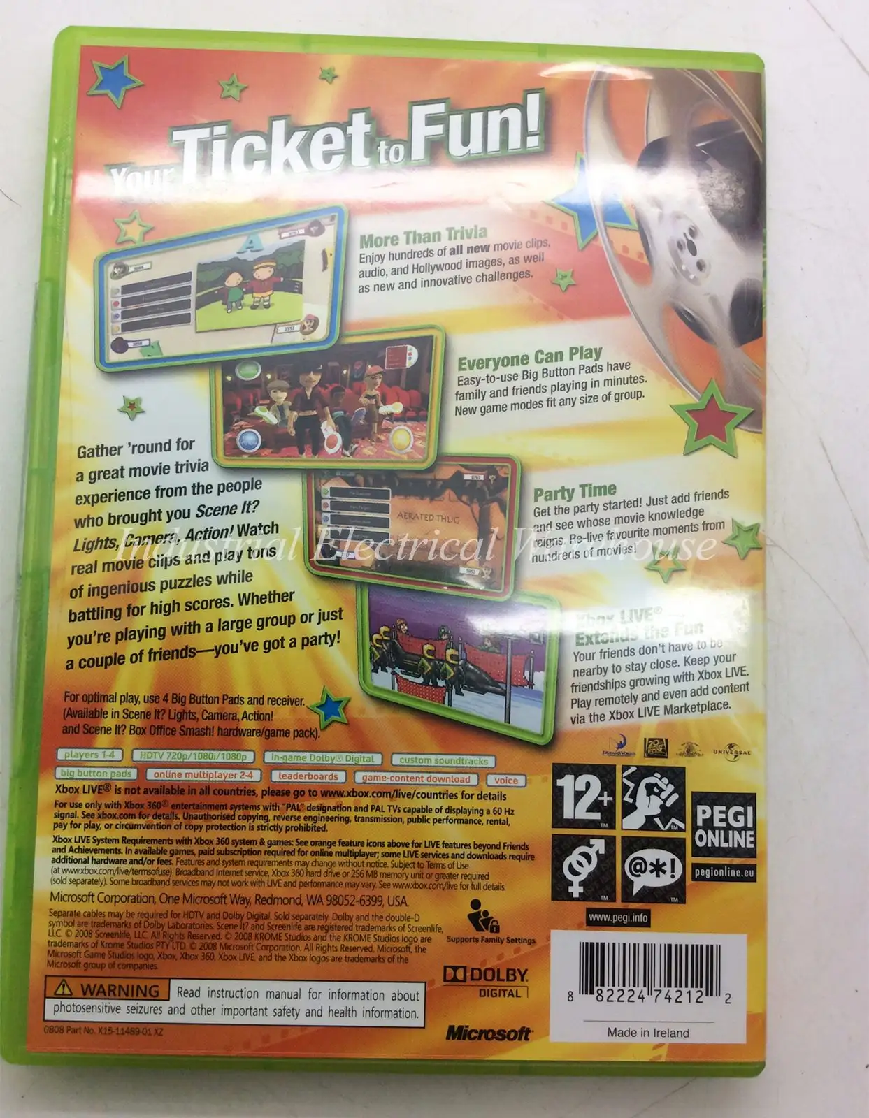 Xbox 360 Scene It? Box Office Smash Microsoft Game Disc – photo 2