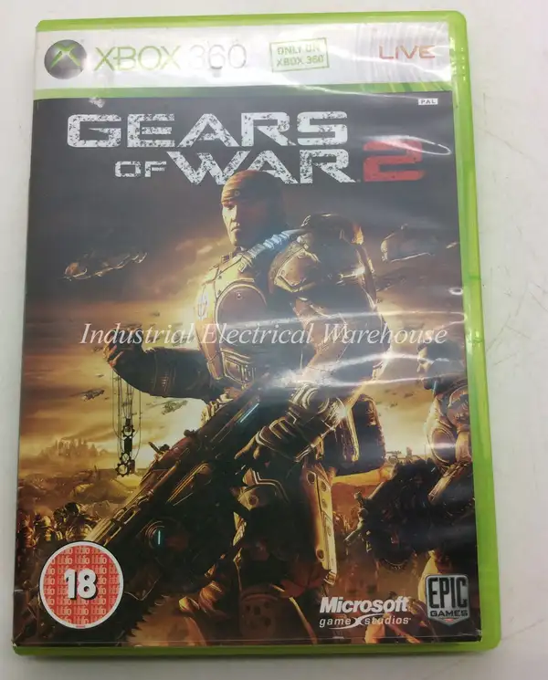 Xbox 360 Gears of War 2 Microsoft Game Studios Disc & Manual PAL