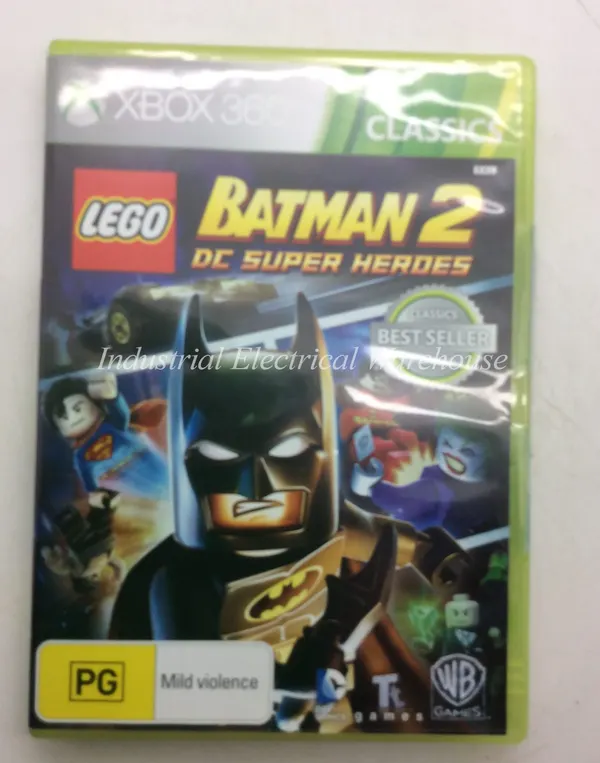 Xbox 360 LEGO Batman 2 DC Super Heroes WB Games Game Disc & Manual PAL
