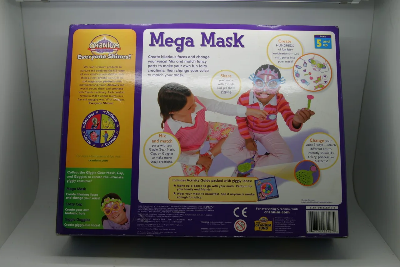Cranium Giggle Gear Mega Mask Fairy Voice Changer Kids Dress Up Halloween Age 5+ – photo 2