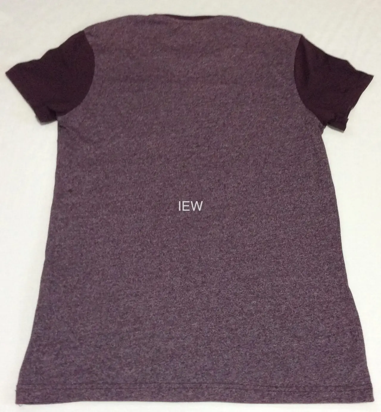 YD Mens T Shirt Round Neck Short Sleeves Purple / Plum Size 2XS USED – photo 2