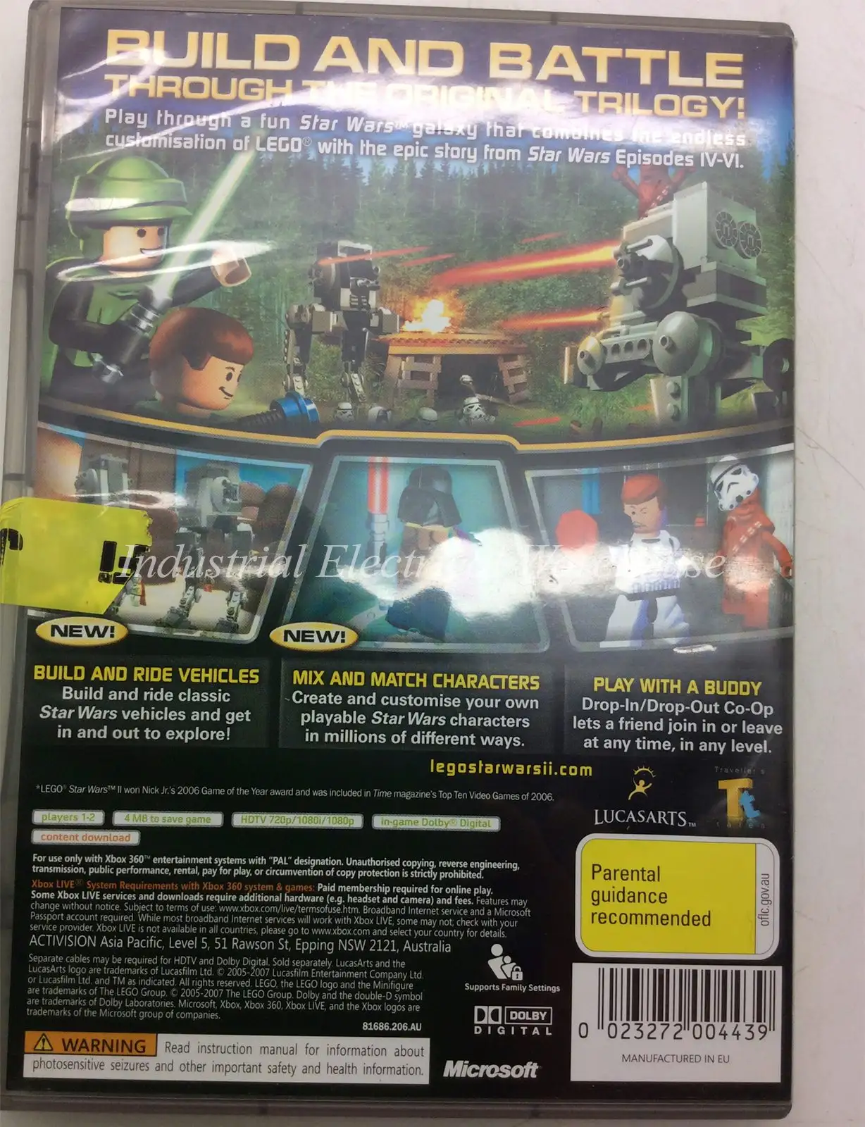 Xbox 360 Lego Star Wars II: The Original Trilogy LucasArts Game Disc PAL – photo 2