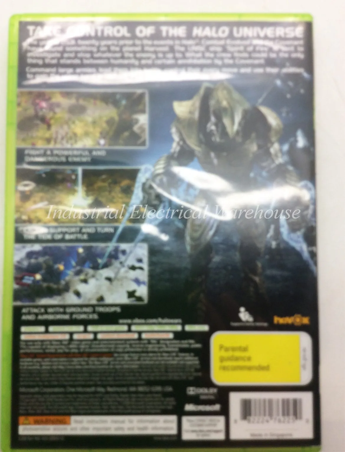 Xbox 360 Halo Wars Microsoft Game Disc and Manual PAL – photo 2