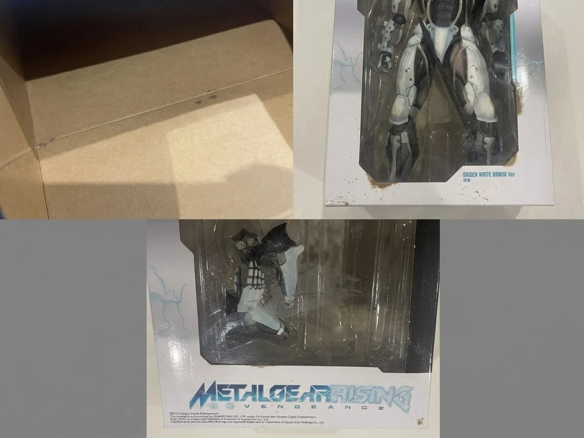 Metal Gear Rising Revengeance Limited Edition Play Arts Kai White Raiden Figure – photo 12