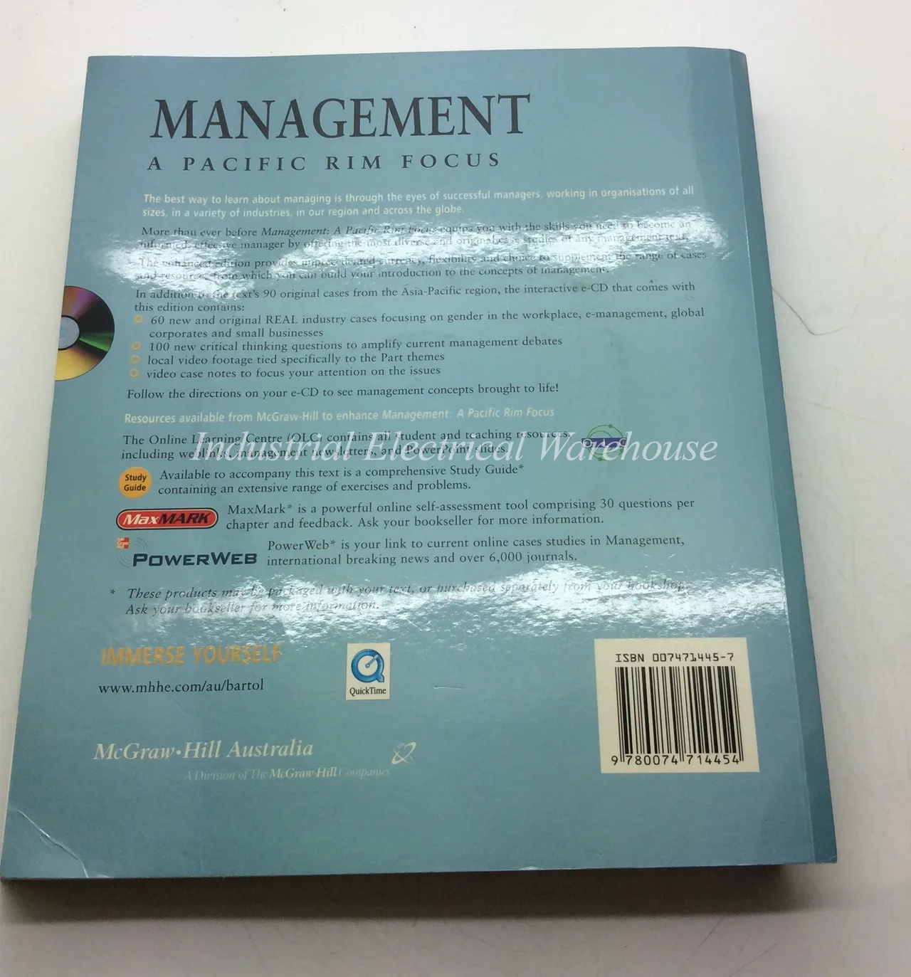 Management: A Pacific Rim Focus Enhanced Edition Textbook + Interactive CD – photo 2