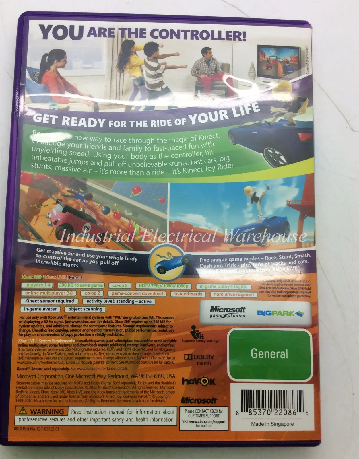 Xbox 360 Joy Ride (Requires Kinect Sensor) Microsoft Kinect Game Disc PAL – photo 2