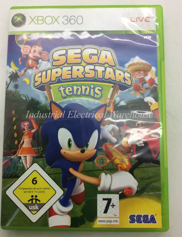 Xbox 360 SEGA Super Stars Tennis Game Disc & Manual PAL with Cover