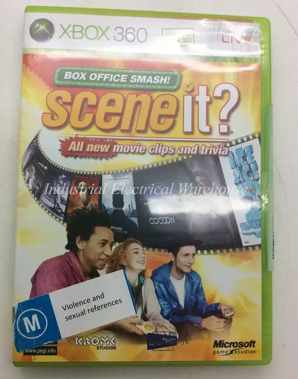 Xbox 360 Scene It? Box Office Smash Microsoft Game Disc