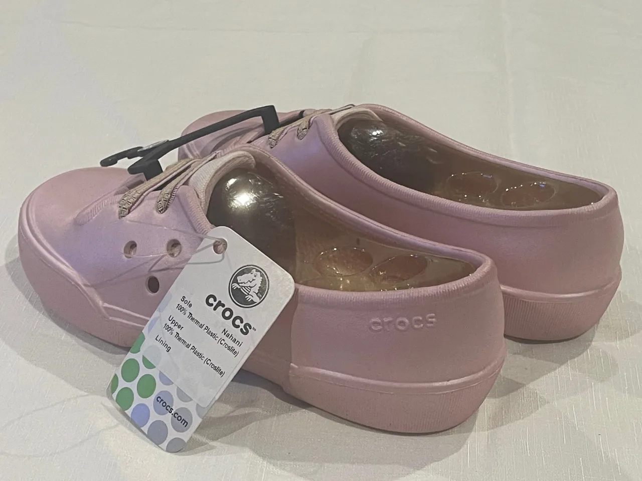 Crocs Size J 3/5 Nahani Girls Pink Cotton Candy – photo 3