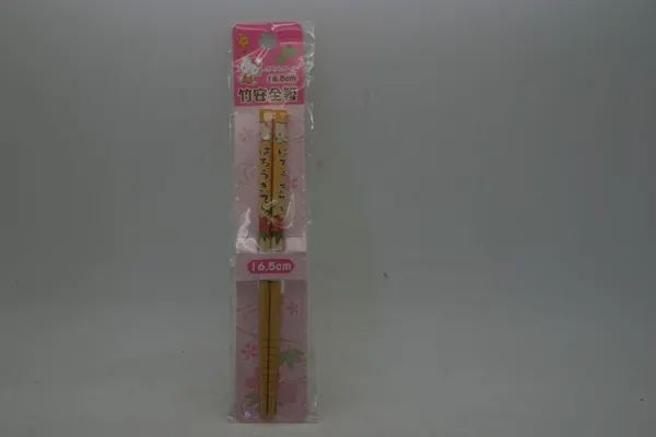 Sanrio Hello Kitty Yellow Flowers Timber Chopsticks 16.5cm Long