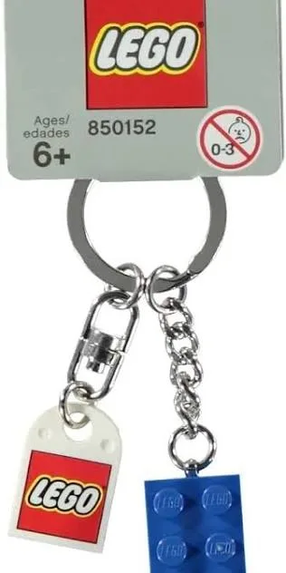 Lego Blue Brick -  Keychain Or Key Ring Or Bag Tag 850152 – photo 2