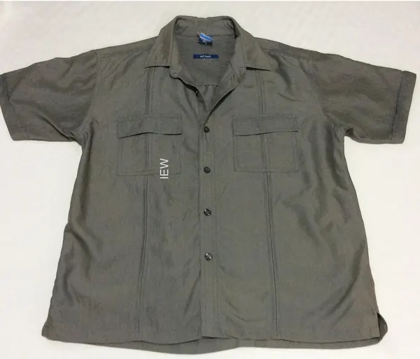 Off Limits Boys Button Up Dress Shirt Boys Size 10 Moss Green