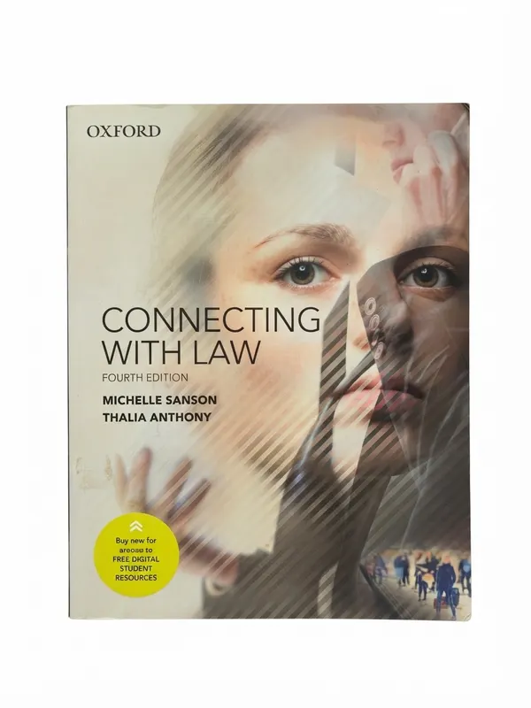 Connecting with Law 4th Edition Michelle Sanson Thalia Anthony