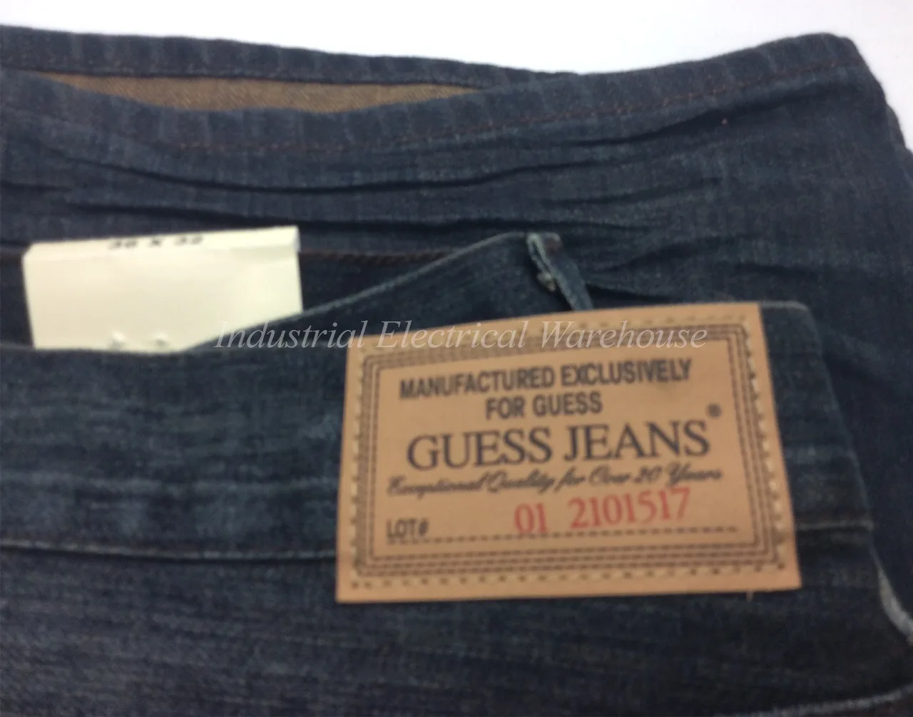 Guess Jeans Pine Wash Denim Jeans 5 Pockets Mens Size 36” x 32”  JMROS074FA2 – photo 4