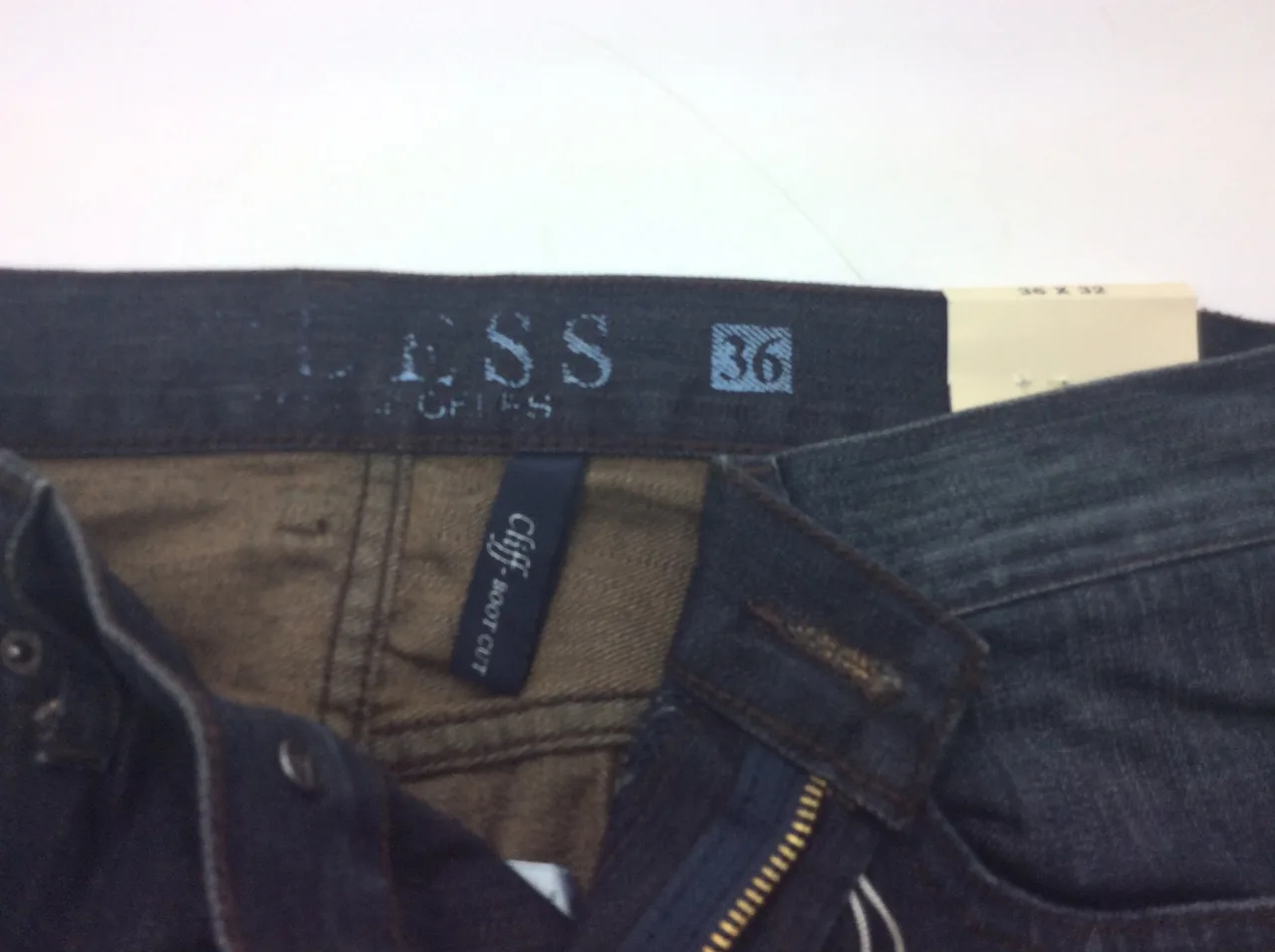 Guess Jeans Pine Wash Denim Jeans 5 Pockets Mens Size 36” x 32”  JMROS074FA2 – photo 7