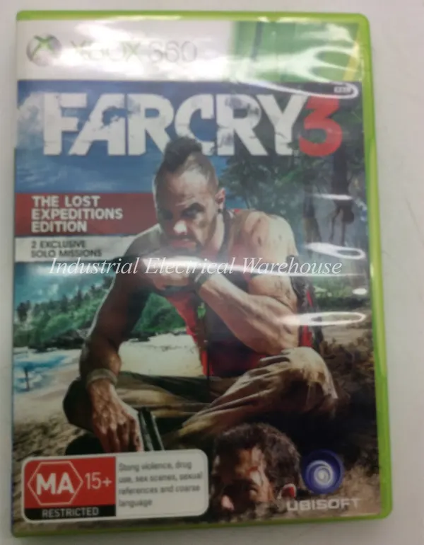 Xbox 360 Far Cry 3 Ubisoft Game Disc & Manual PAL