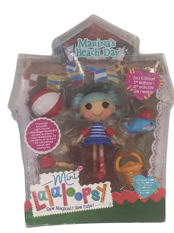 Mini Lalaloopsy Doll Marina’s Beach Day - 2nd Edition Rare - Brand New In Box