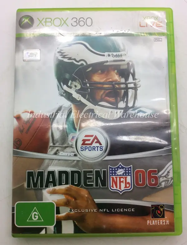 Xbox 360 Madden NFL 06 Exclusive NFL Licence Game Disc & Manual PAL