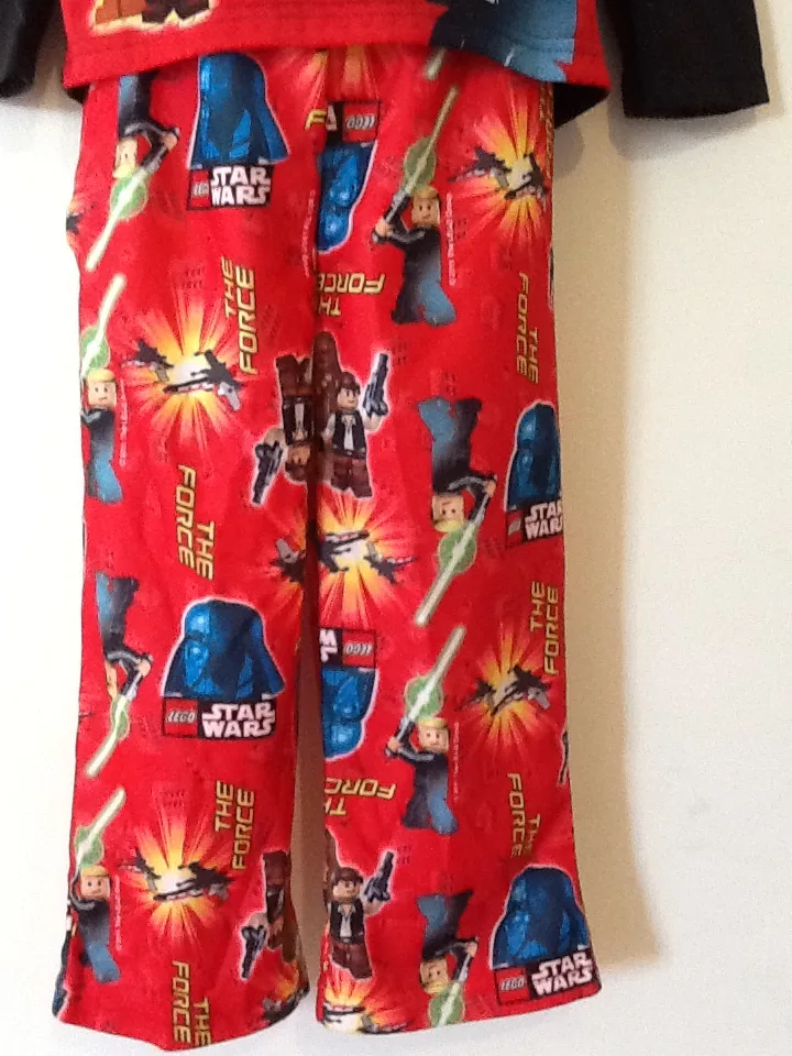 Lego Star Wars Sleepwear PJ’s Pyjamas Long Sleeve Top and Bottom Set Size 4 – photo 3