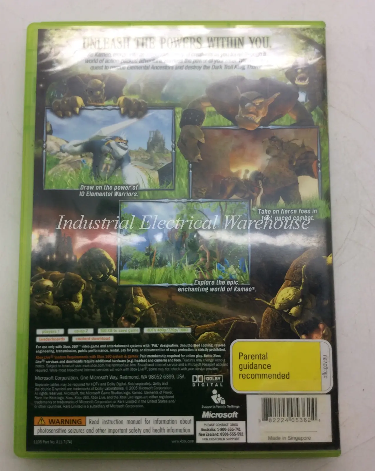 Xbox 360 Kameo: Elements of Power Microsoft Game Studios Game Disc & Manual PAL – photo 2