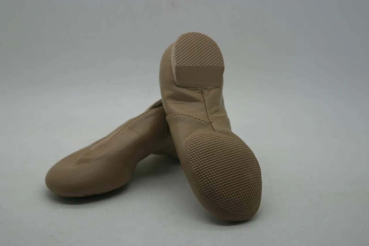 Theatricals Girls Tan Jazz Shoe Split Sole With Gore Top Size 12 – photo 2