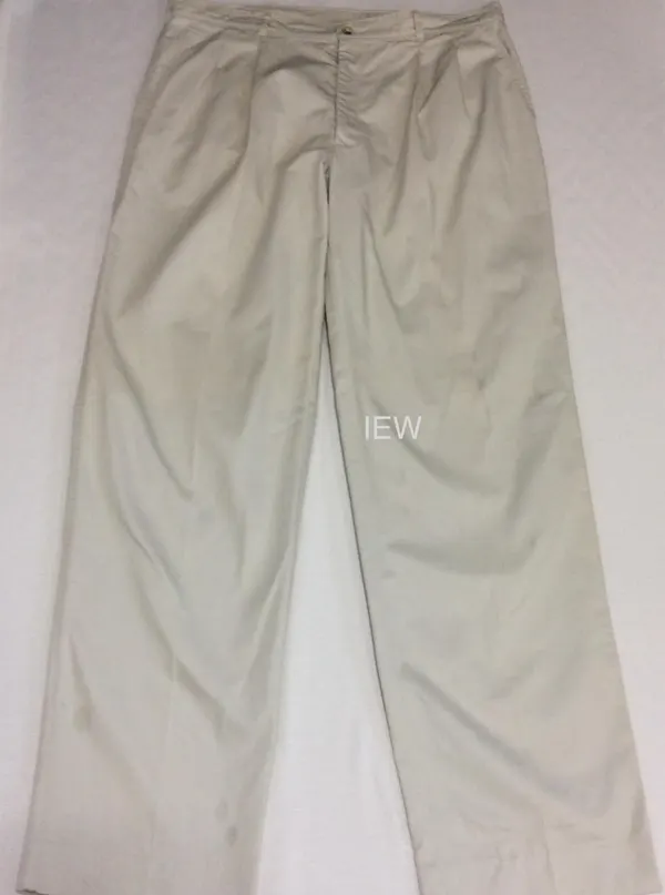 Performance Cottons Casual Pants No Wrinkles Mens Size 92W x 84L Beige