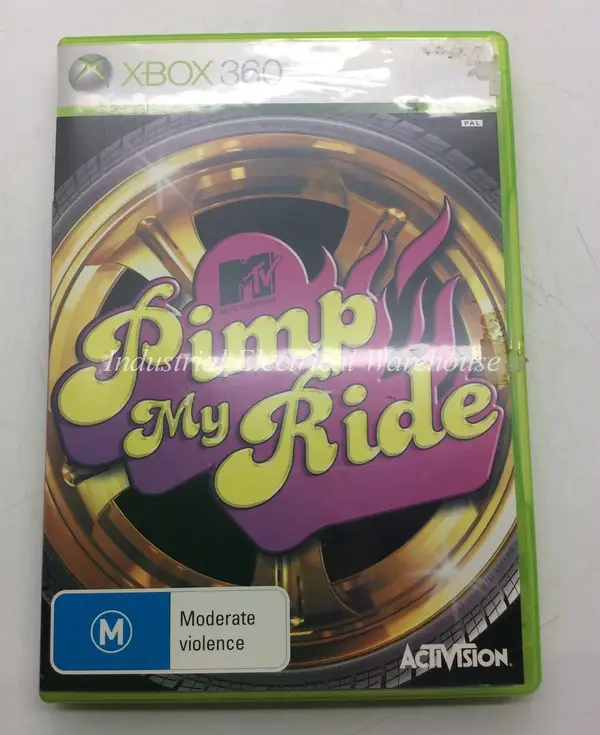 Xbox 360 MTV Pimp My Ride Activision Game Disc & Manual PAL