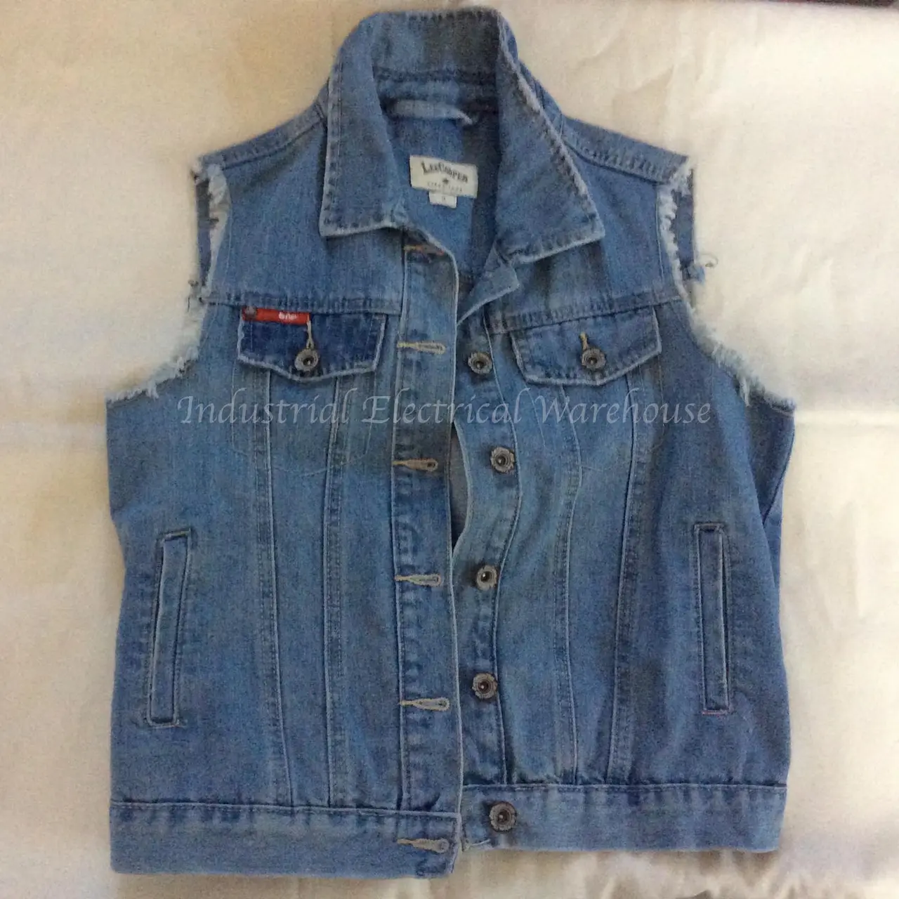 Lee Cooper Denim Vest Sleeveless Size 10 – photo 2