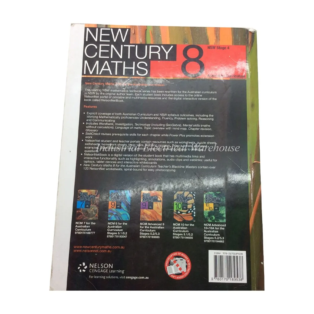 New Century Maths Year 8 For The Australian Curriculum Nsw Stage 4 – photo 5