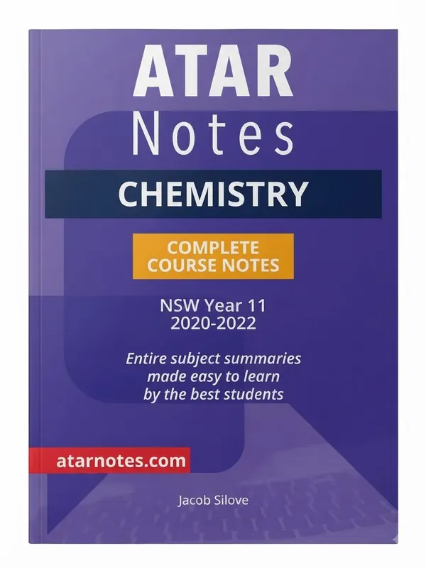 Chemistry Year 11 ATAR Notes 2020-2021