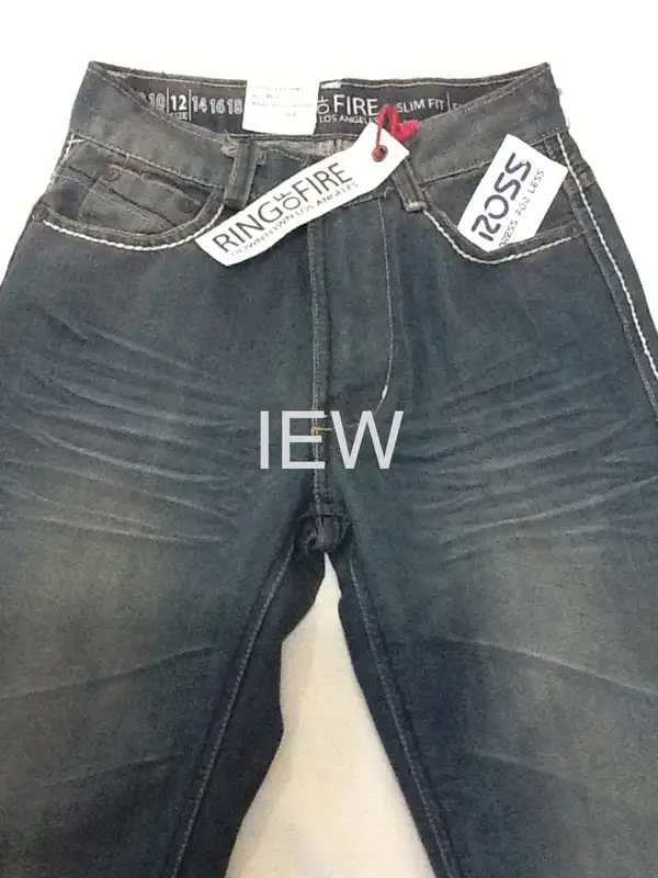 Ring of Fire Blue Denim Jeans Slim Size 12