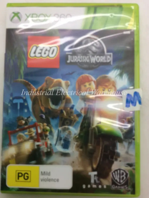 Xbox 360 Lego Jurassic World WB Games Game Disc & Manual PAL