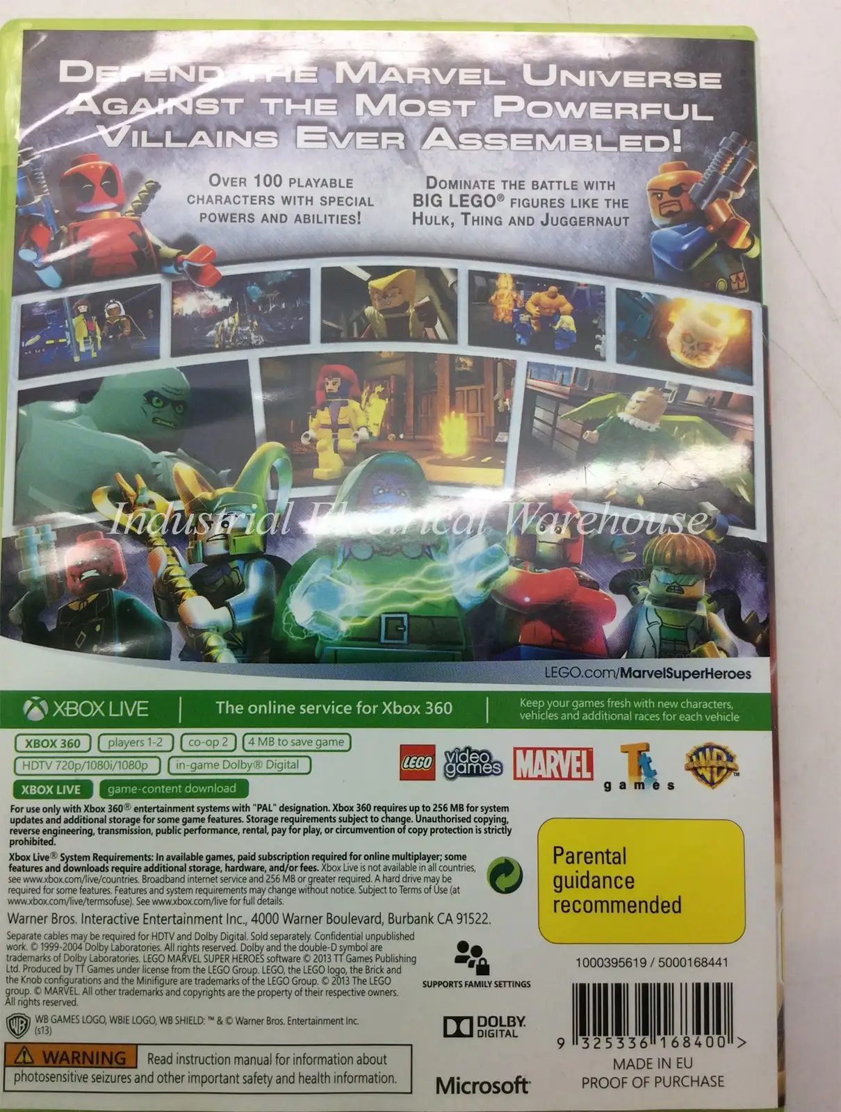 Xbox 360 Lego: Marvel Super Heroes WB Games Game Disc and Manual – photo 2