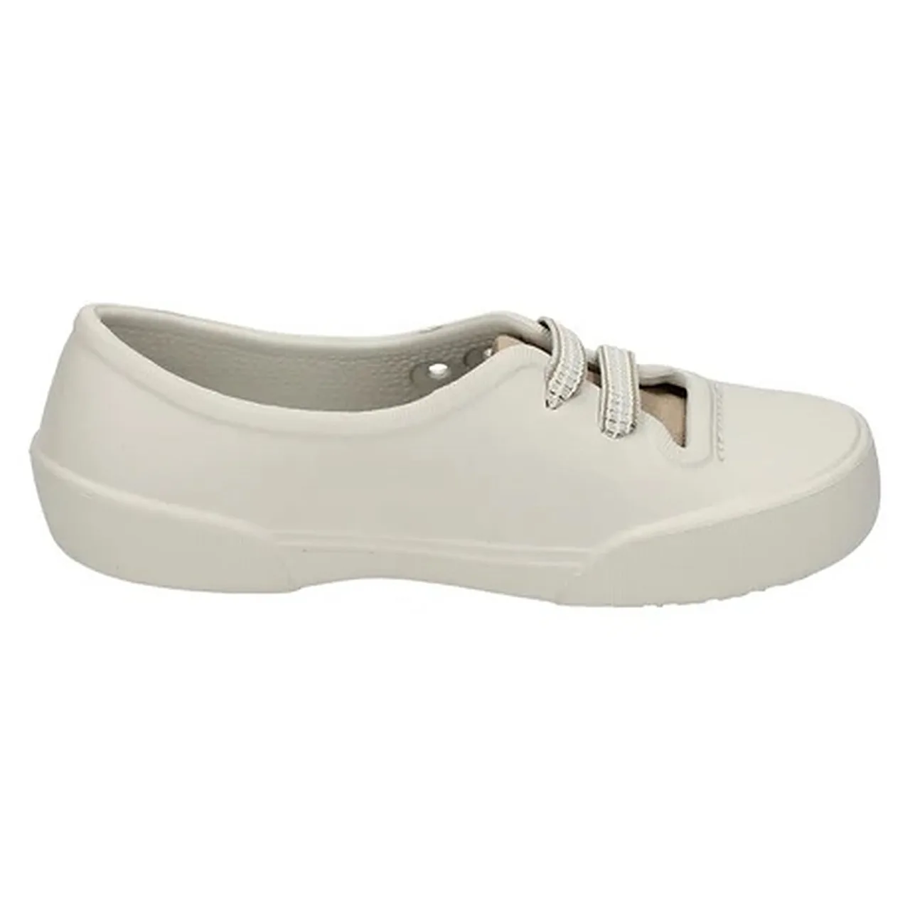 Crocs Size J 1/3 Nahani Girls Pearl White / Khaki (NEW) – photo 2