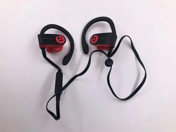 Beats by Dr Dre Powerbeats 3 Wireless Headphones Black and Red