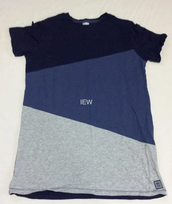 Target Boys Crew Neck T-Shirt Short Sleeve Blue & Grey Size 10