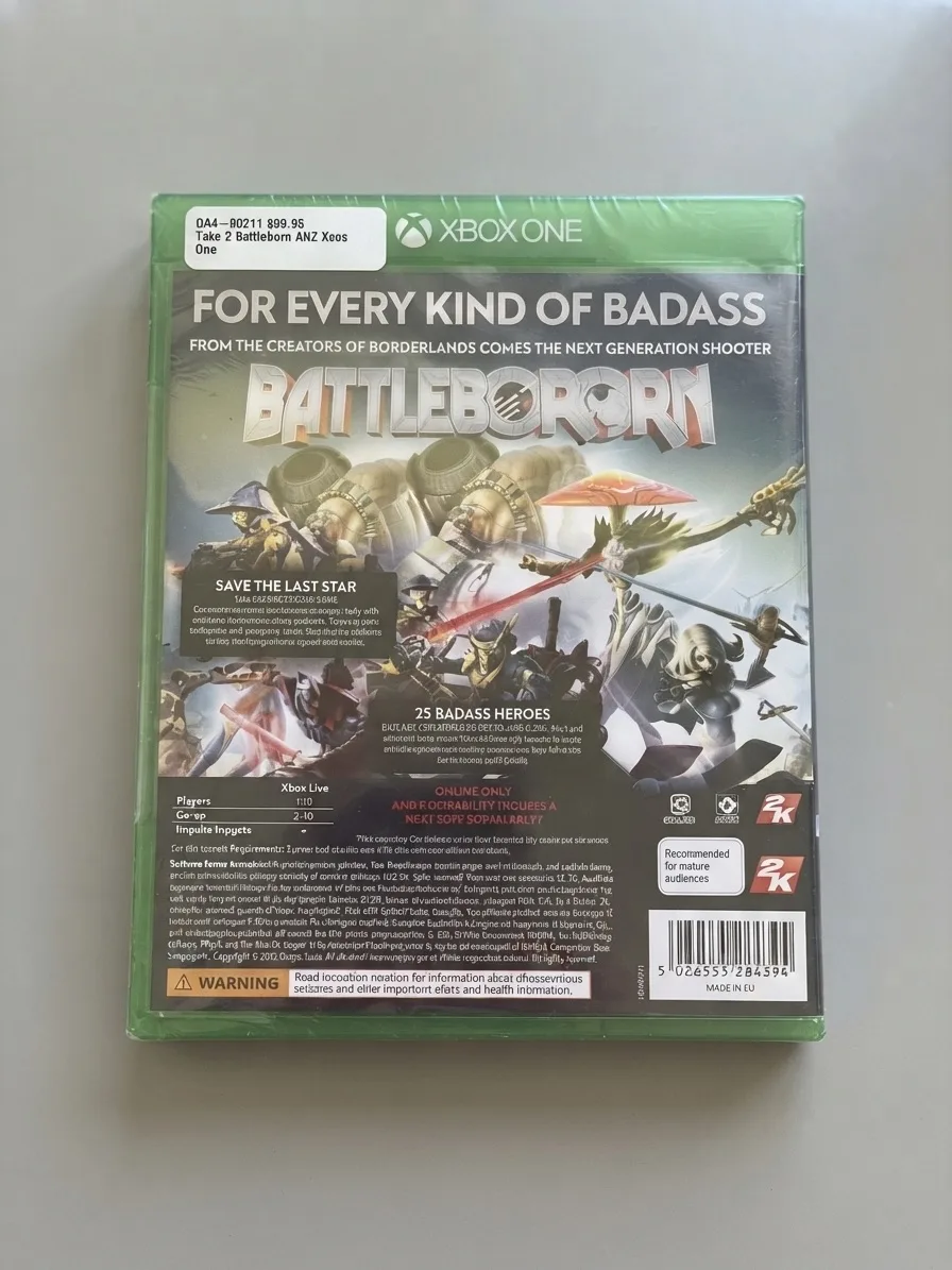 Xbox One Battleborn 2K / Gearbox Software Game Disc & Manual PAL – photo 2