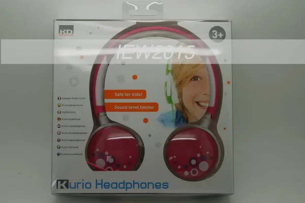 Kurio Kids Sound Safe Sound Level Limiter Headphones Pink 3+