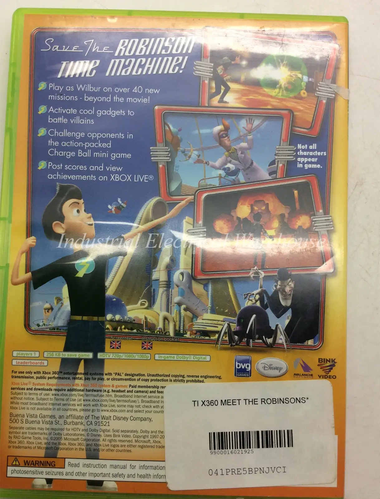 Xbox 360 Disney Meet The Robinsons Game Disc & Manual PAL – photo 2