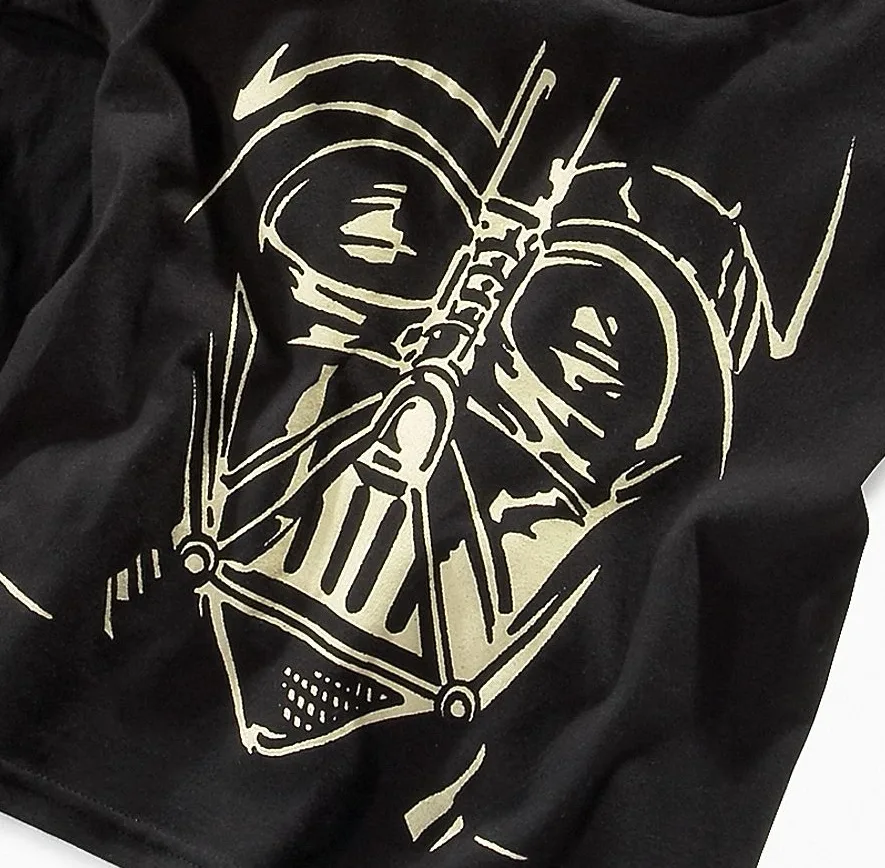 Star Wars Darth Vader Vintage Mens Graphic T-Shirt Black Size Large – photo 4