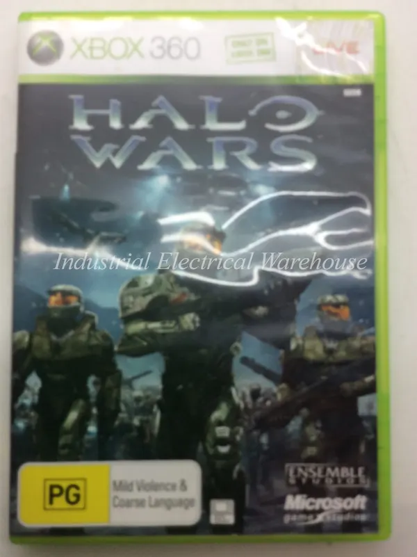 Xbox 360 Halo Wars Microsoft Game Disc and Manual PAL