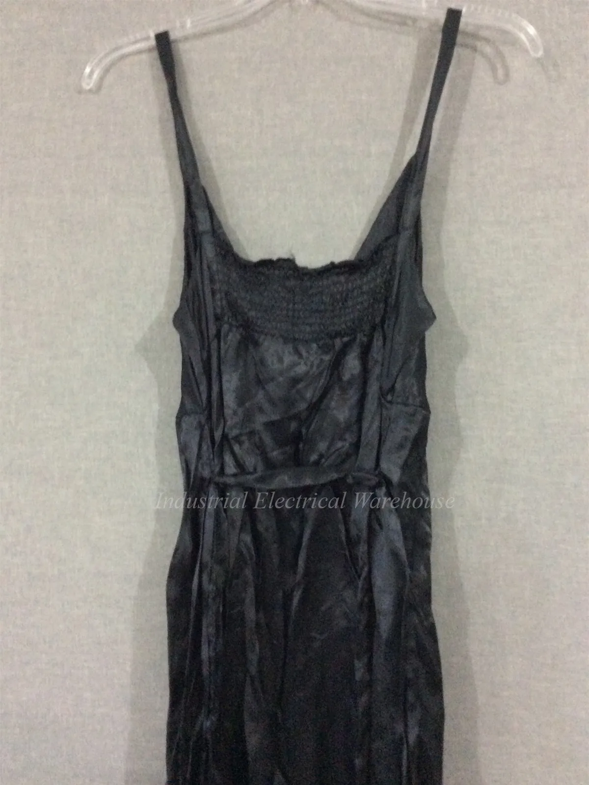 Emerge Spaghetti Strap Maxi Dress Black Semi Elasticated Back Size 18 – photo 5