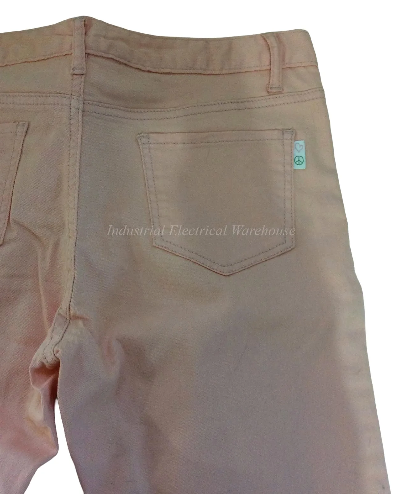 Boho Babe by Living Doll Girls Denim Jeans Pants Peachy Pink Size AUS 16 – photo 3