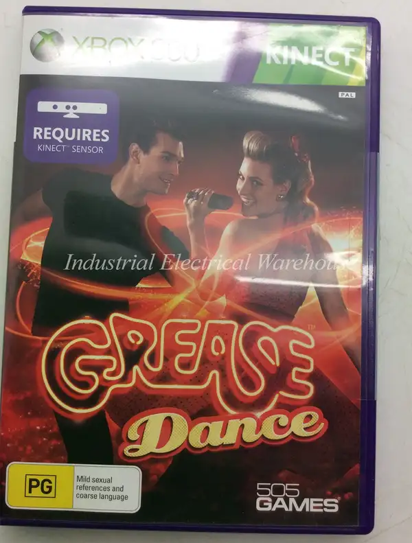 Xbox 360 Grease Dance 505 (Requires Kinect) Games Game Disc & Manual PAL