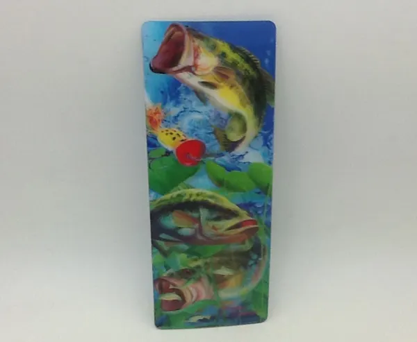 LiveLife 3D Lenticular Bookmark Large Mouth Bass