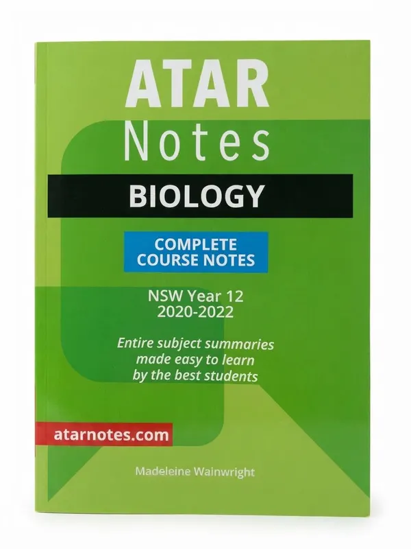 Biology ATAR Notes Year 12 Complete Course Notes 2019-2020