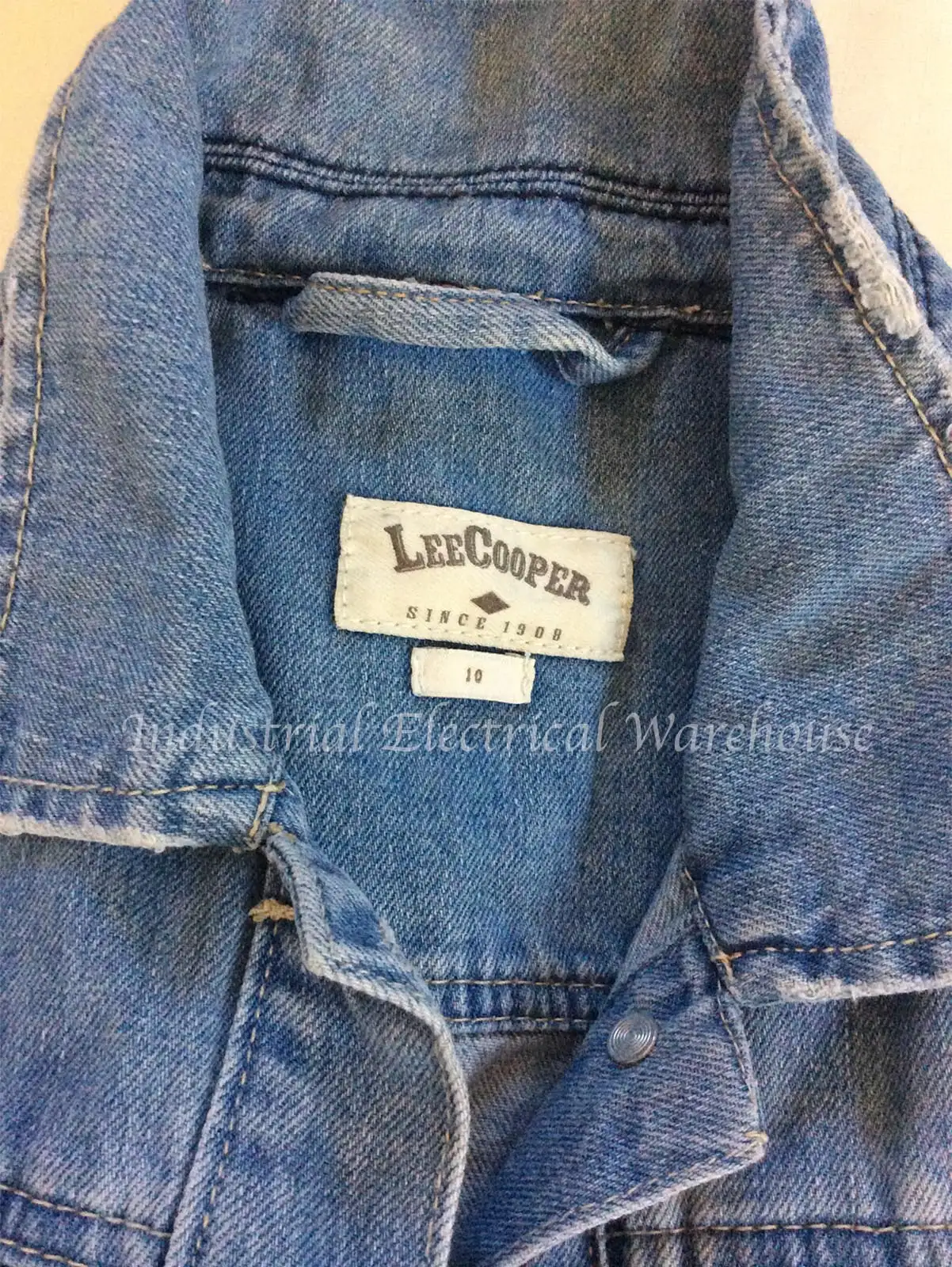 Lee Cooper Denim Vest Sleeveless Size 10 – photo 3