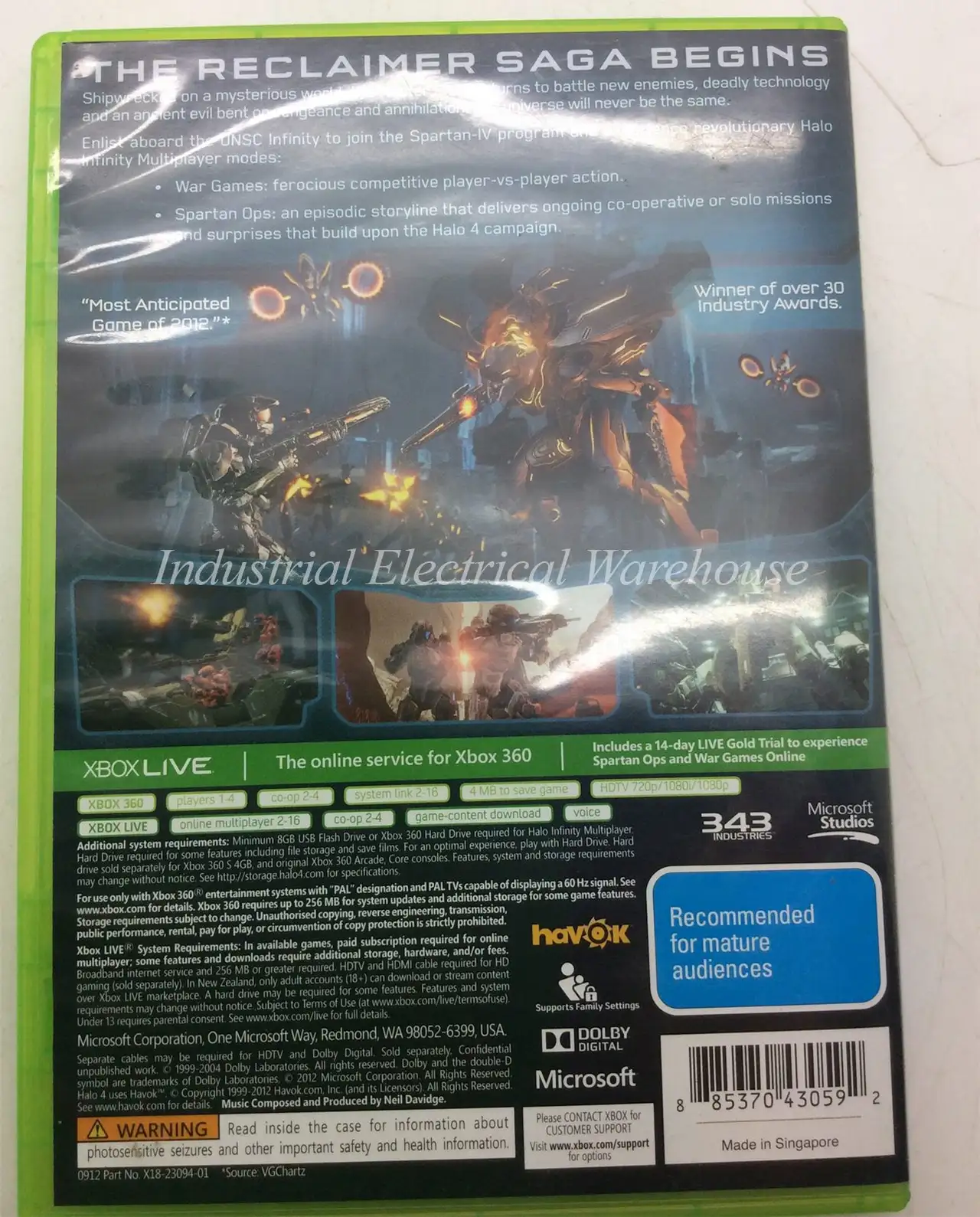 Xbox 360 Halo 4 Microsoft Studios Game 2 Disc PAL – photo 2